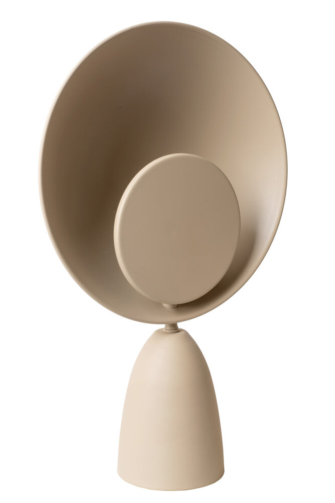 Lucide CASTAMAR - Tafellamp - Ø 25,5 cm - LED - 1x8W 2100K - Taupe Lucide CASTAMAR - Tafellamp - Ø 25,5 cm - LED - 1x8W 2100K - Taupe