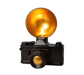Lucide EXTRAVAGANZA CAMERA - Tafellamp - 1xE14 - Zwart Lucide EXTRAVAGANZA CAMERA - Tafellamp - 1xE14 - Zwart