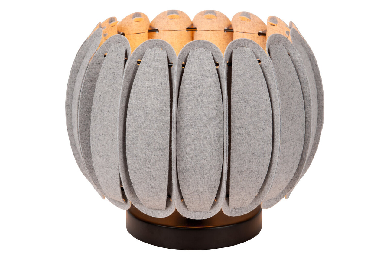 Lucide SPENCER - Tafellamp - Ø 30 cm - 1xE27 - Grijs Lucide SPENCER - Tafellamp - Ø 30 cm - 1xE27 - Grijs