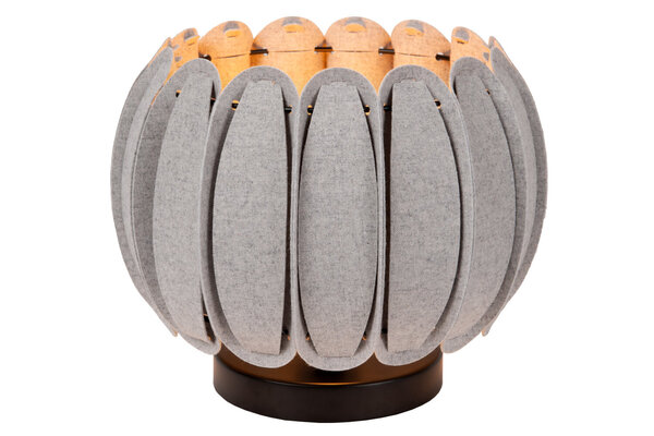 Lucide SPENCER - Tafellamp - Ø 30 cm - 1xE27 - Grijs Lucide SPENCER - Tafellamp - Ø 30 cm - 1xE27 - Grijs