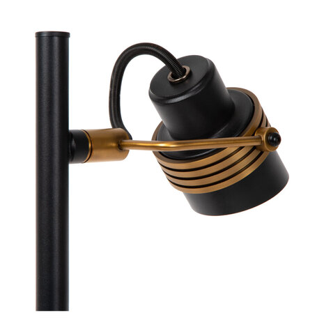 Lucide TUNDRAN - Tafellamp - 2xGU10 - Zwart Lucide TUNDRAN - Tafellamp - 2xGU10 - Zwart