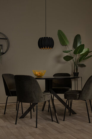 Lucide SPENCER - Hanglamp - Ø 30 cm - 1xE27 - Zwart Lucide SPENCER - Hanglamp - Ø 30 cm - 1xE27 - Zwart
