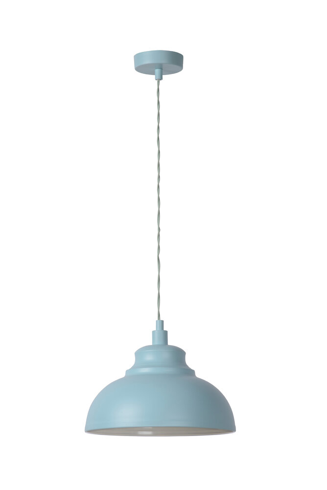 Lucide ISLA - Hanglamp - Ø 29 cm - 1xE14 - Pastel blauw Lucide ISLA - Hanglamp - Ø 29 cm - 1xE14 - Pastel blauw