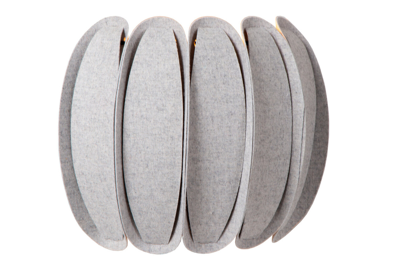 Lucide SPENCER - Wandlamp - 1xE27 - Grijs Lucide SPENCER - Wandlamp - 1xE27 - Grijs