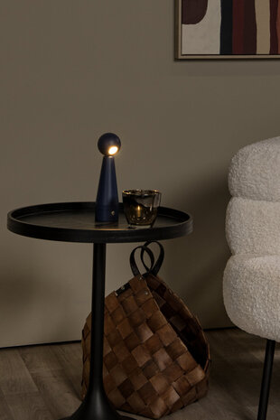 Lucide IPSOS - Oplaadbare Tafellamp - Accu/Batterij - LED Dimb. - 1x3W 2700K - Blauw Lucide IPSOS - Oplaadbare Tafellamp - Accu/Batterij - LED Dimb. - 1x3W 2700K - Blauw