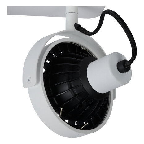 Lucide TALA LED - Plafondspot - LED Dim to warm - GU10 (ES111) - 3x12W 2200K/3000K - Wit Lucide TALA LED - Plafondspot - LED Dim to warm - GU10 (ES111) - 3x12W 2200K/3000K - Wit