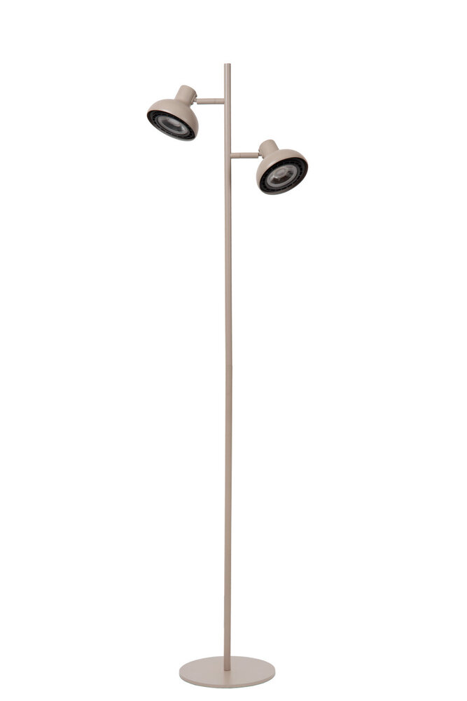 Lucide SENSAS - Vloerlamp - 2xGU10 (ES111) - Beige Lucide SENSAS - Vloerlamp - 2xGU10 (ES111) - Beige