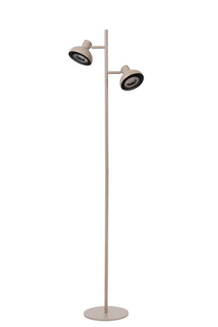 Lucide SENSAS - Vloerlamp - 2xGU10 (ES111) - Beige Lucide SENSAS - Vloerlamp - 2xGU10 (ES111) - Beige