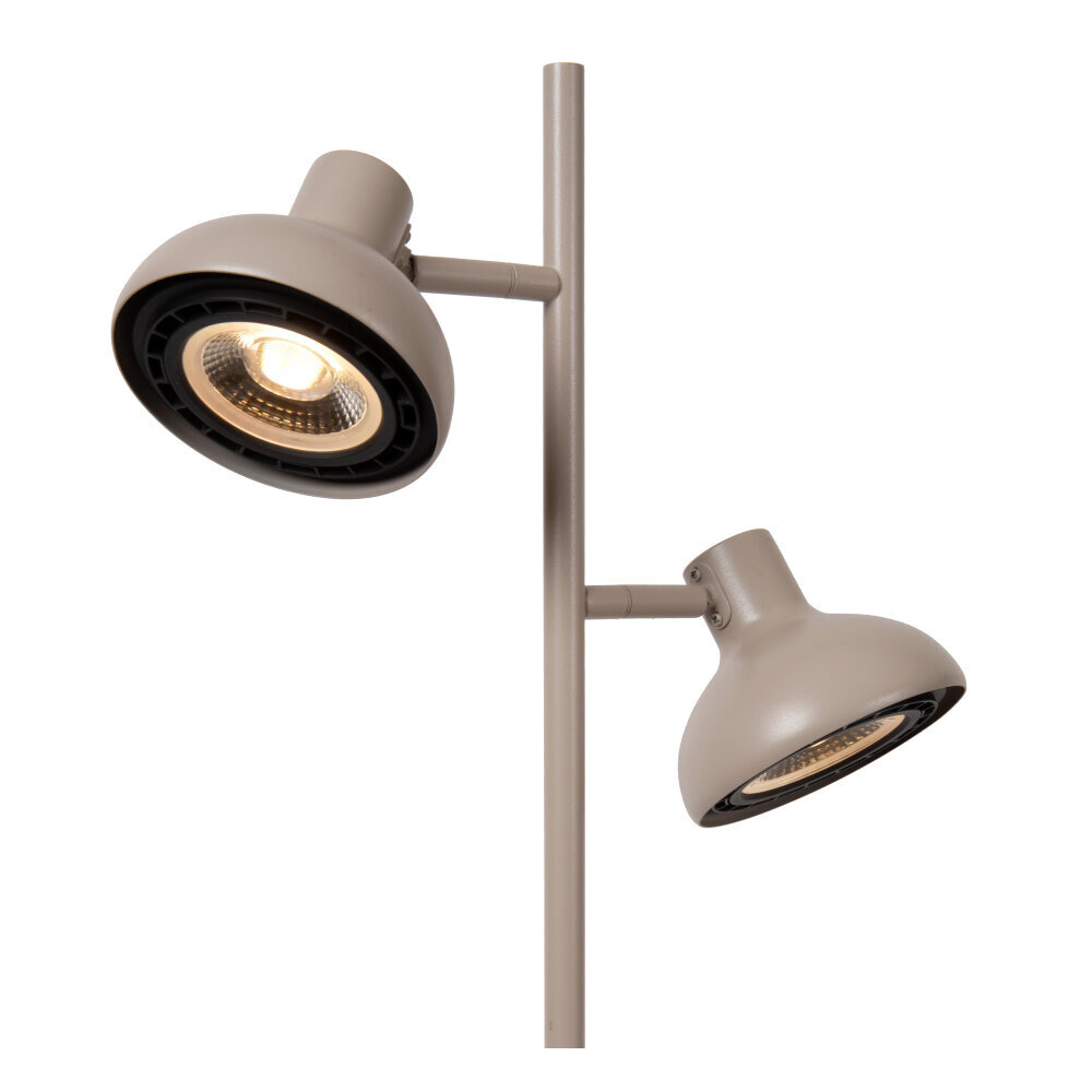Lucide SENSAS - Vloerlamp - 2xGU10 (ES111) - Beige Lucide SENSAS - Vloerlamp - 2xGU10 (ES111) - Beige