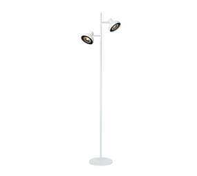 Lucide SENSAS - Vloerlamp - 2xGU10 (ES111) - Wit Lucide SENSAS - Vloerlamp - 2xGU10 (ES111) - Wit
