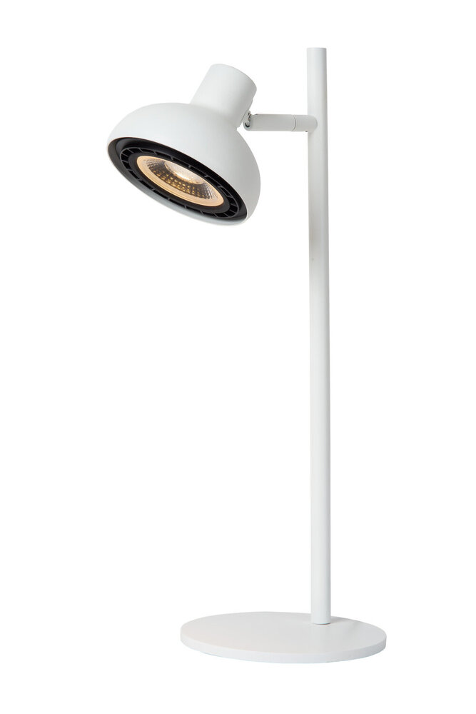 Lucide SENSAS - Bureaulamp - Ø 18 cm - 1xGU10 (ES111) - Wit