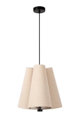 Lucide GREGORY - Hanglamp - Ø 34,3 cm - 3xE27 - Beige Lucide GREGORY - Hanglamp - Ø 34,3 cm - 3xE27 - Beige