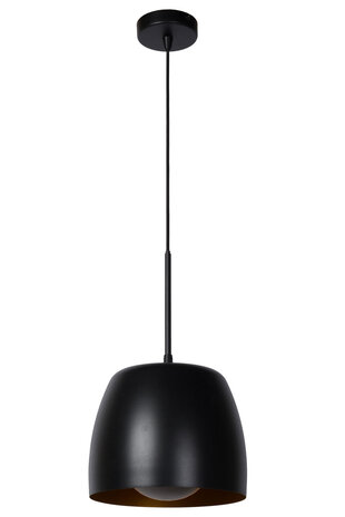 Lucide NOLAN - Hanglamp - Ø 24 cm - 1xE27 - Zwart Lucide NOLAN - Hanglamp - Ø 24 cm - 1xE27 - Zwart