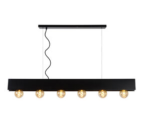 Lucide SURTUS - Hanglamp - 6xE27 - Zwart Lucide SURTUS - Hanglamp - 6xE27 - Zwart