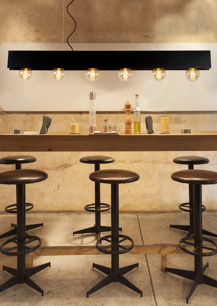 Lucide SURTUS - Hanglamp - 6xE27 - Zwart Lucide SURTUS - Hanglamp - 6xE27 - Zwart