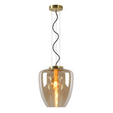 Lucide FLORIEN - Hanglamp - Ø 28 cm - 1xE27 - Amber Lucide FLORIEN - Hanglamp - Ø 28 cm - 1xE27 - Amber