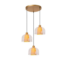 Lucide GUNHILD - Hanglamp - 3xE27 - Transparant Lucide GUNHILD - Hanglamp - 3xE27 - Transparant