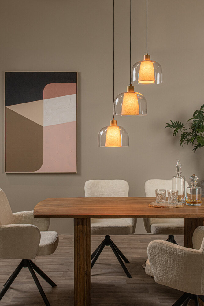 Lucide GUNHILD - Hanglamp - 3xE27 - Transparant Lucide GUNHILD - Hanglamp - 3xE27 - Transparant