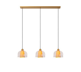 Lucide GUNHILD - Hanglamp - 3xE27 - Transparant Lucide GUNHILD - Hanglamp - 3xE27 - Transparant