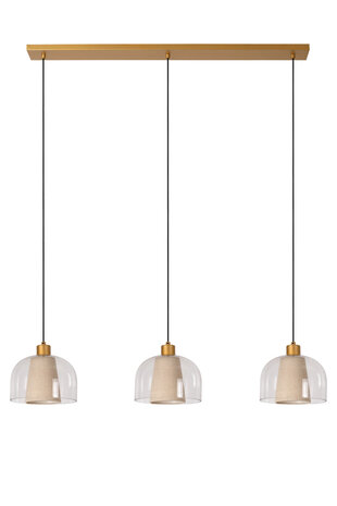 Lucide GUNHILD - Hanglamp - 3xE27 - Transparant Lucide GUNHILD - Hanglamp - 3xE27 - Transparant