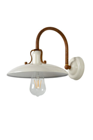 Lucide RÖMER - Wandlamp - 1xE27 - Beige Lucide RÖMER - Wandlamp - 1xE27 - Beige