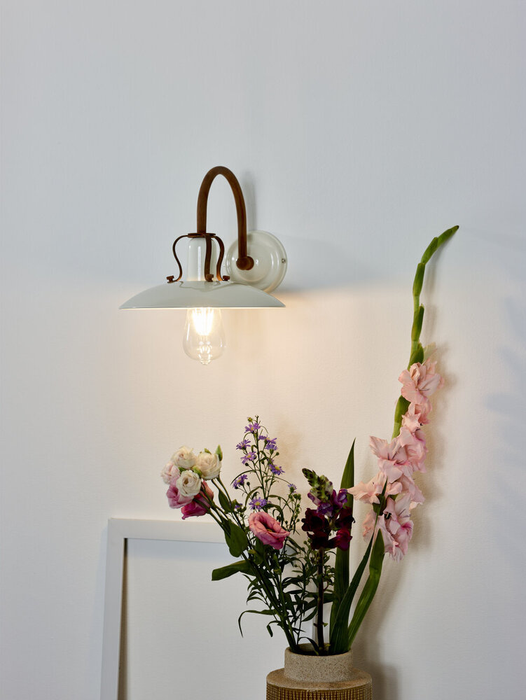 Lucide RÖMER - Wandlamp - 1xE27 - Beige Lucide RÖMER - Wandlamp - 1xE27 - Beige