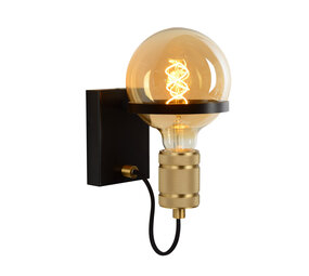 Lucide OTTELIEN - Wandlamp - Ø 17,7 cm - 1xE27 - Zwart Lucide OTTELIEN - Wandlamp - Ø 17,7 cm - 1xE27 - Zwart