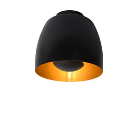 Lucide NOLAN - Plafonnière - Ø 24 cm - 1xE27 - Zwart