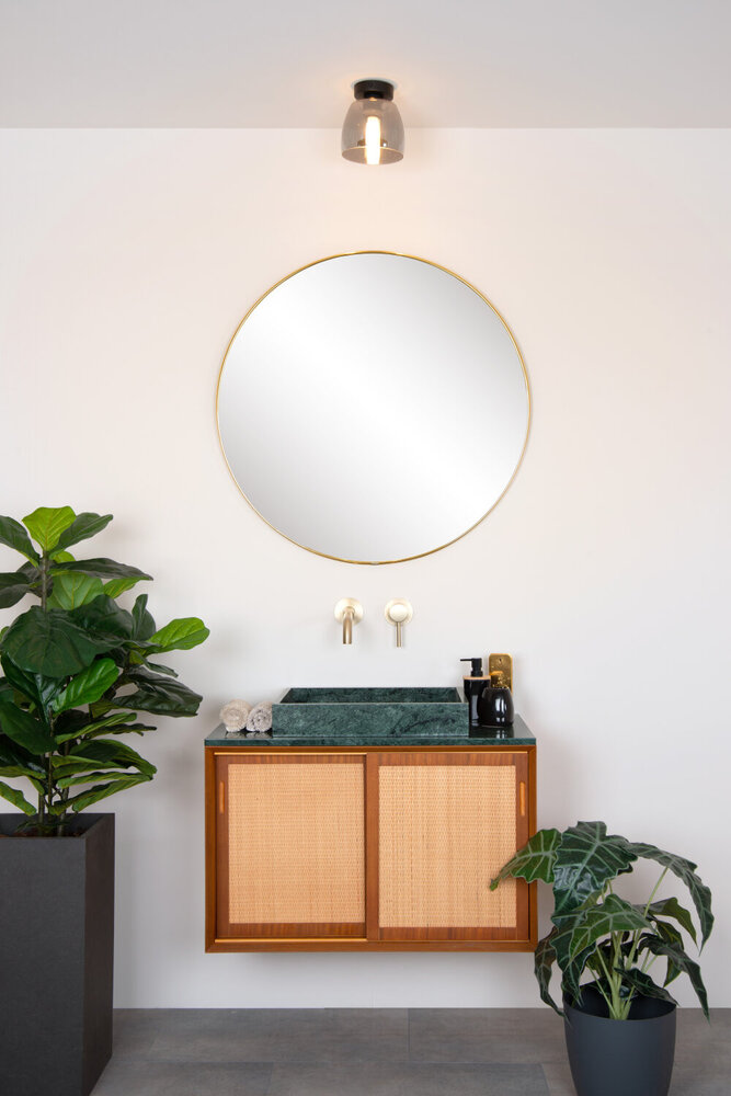 Lucide TYLER - Plafonnière Badkamer - Ø 16,1 cm - 1xG9 - IP44 - Zwart Lucide TYLER - Plafonnière Badkamer - Ø 16,1 cm - 1xG9 - IP44 - Zwart