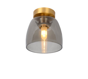 Lucide TYLER - Plafonnière Badkamer - Ø 16,1 cm - 1xG9 - IP44 - Mat Goud / Messing Lucide TYLER - Plafonnière Badkamer - Ø 16,1 cm - 1xG9 - IP44 - Mat Goud / Messing