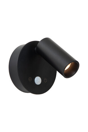 Lucide TONI - Oplaadbare Wandspot / Wandlamp - Accu/Batterij - Ø 8,1 cm - LED Dimb. - CCT - 1x2W 2700K/4000K - Bewegingssensor (uitschakelbaar) - Magnetisch - Zwart Lucide TONI - Oplaadbare Wandspot / Wandlamp - Accu/Batterij - Ø 8,1 cm - LED Dimb. - CCT - 1x2W 2700K/4000K - Bewegingssensor (uitschakelbaar) - Magnetisch - Zwart