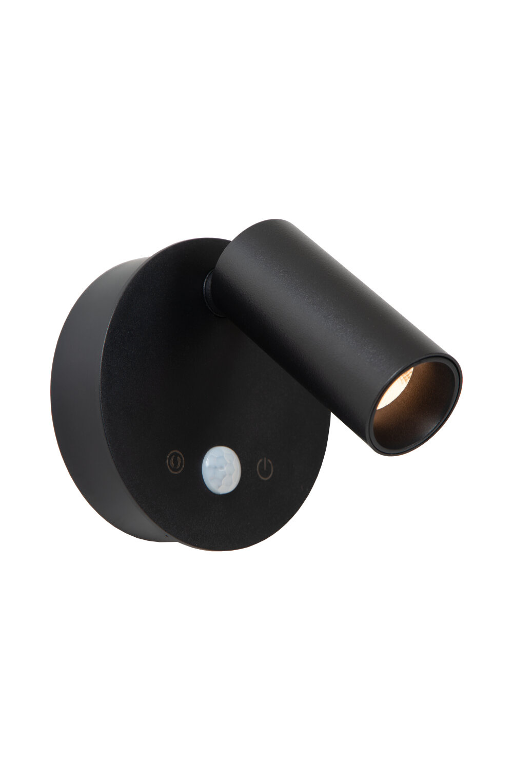 Lucide TONI - Oplaadbare Wandspot / Wandlamp - Accu/Batterij - Ø 8,1 cm - LED Dimb. - CCT - 1x2W 2700K/4000K - Bewegingssensor (uitschakelbaar) - Magnetisch - Zwart