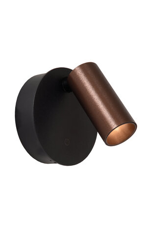 Lucide TONI - Oplaadbare Wandspot / Wandlamp - Accu/Batterij - Ø 8,1 cm - LED Dimb. - CCT - 1x2W 2700K/4000K - Magnetisch - Koffie Lucide TONI - Oplaadbare Wandspot / Wandlamp - Accu/Batterij - Ø 8,1 cm - LED Dimb. - CCT - 1x2W 2700K/4000K - Magnetisch - Koffie
