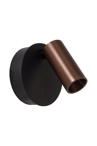 Lucide TONI - Oplaadbare Wandspot / Wandlamp - Accu/Batterij - Ø 8,1 cm - LED Dimb. - CCT - 1x2W 2700K/4000K - Magnetisch - Koffie Lucide TONI - Oplaadbare Wandspot / Wandlamp - Accu/Batterij - Ø 8,1 cm - LED Dimb. - CCT - 1x2W 2700K/4000K - Magnetisch - Koffie