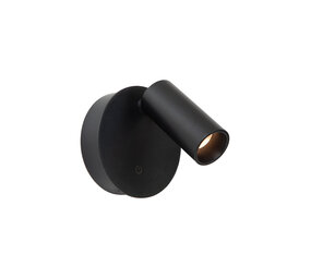 Lucide TONI - Oplaadbare Wandspot / Wandlamp - Accu/Batterij - Ø 8,1 cm - LED Dimb. - CCT - 1x2W 2700K/4000K - Magnetisch - Zwart Lucide TONI - Oplaadbare Wandspot / Wandlamp - Accu/Batterij - Ø 8,1 cm - LED Dimb. - CCT - 1x2W 2700K/4000K - Magnetisch - Zwart