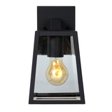 Lucide MATSLOT - Wandlamp Binnen/Buiten - 1xE27 - IP23 - Zwart Lucide MATSLOT - Wandlamp Binnen/Buiten - 1xE27 - IP23 - Zwart