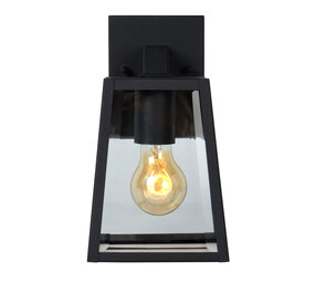 Lucide MATSLOT - Wandlamp Binnen/Buiten - 1xE27 - IP23 - Zwart Lucide MATSLOT - Wandlamp Binnen/Buiten - 1xE27 - IP23 - Zwart
