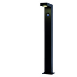 Lucide TEXAS-IR - Sokkellamp - LED - 1x7W 3000K - IP54 - Beweging & dag/nacht sensor (uitschakelbaar) - Antraciet Lucide TEXAS-IR - Sokkellamp - LED - 1x7W 3000K - IP54 - Beweging & dag/nacht sensor (uitschakelbaar) - Antraciet