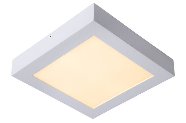 Lucide BRICE-LED - Plafonnière Badkamer - LED Dimb. - 1x22W 3000K - IP44 - Wit Lucide BRICE-LED - Plafonnière Badkamer - LED Dimb. - 1x22W 3000K - IP44 - Wit