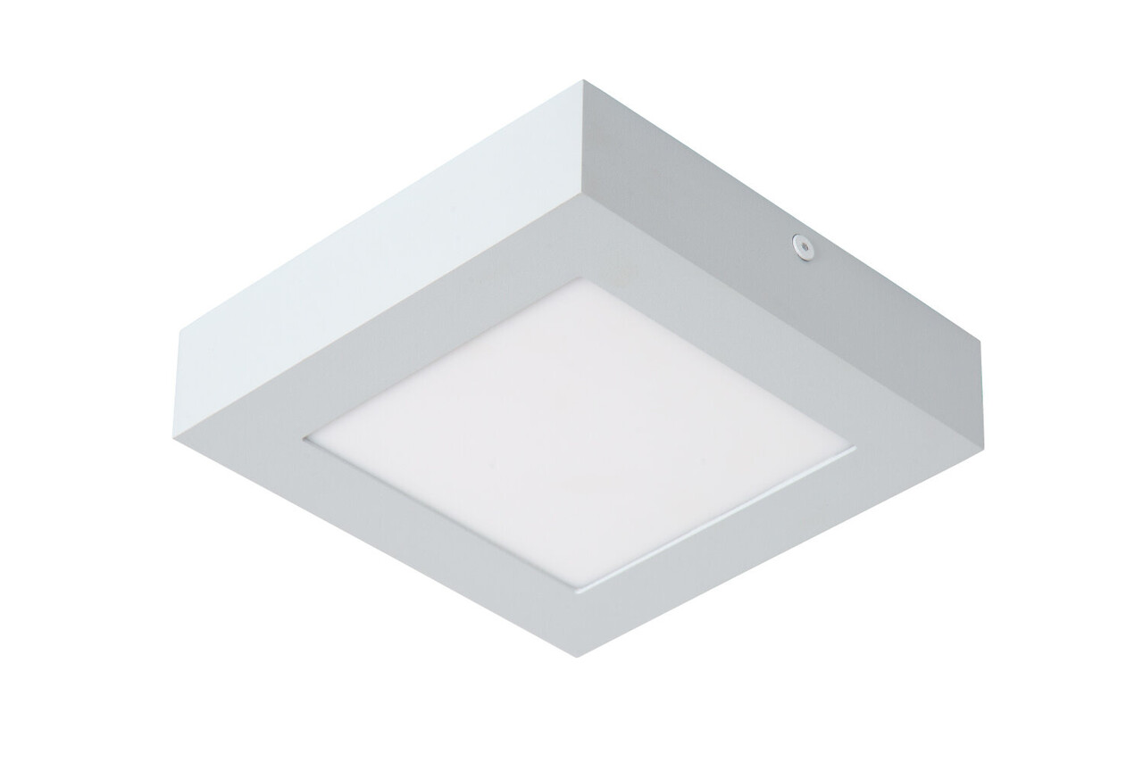 Lucide BRICE-LED - Plafonnière Badkamer - LED Dimb. - 1x15W 3000K - IP44 - Wit Lucide BRICE-LED - Plafonnière Badkamer - LED Dimb. - 1x15W 3000K - IP44 - Wit