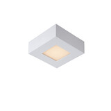 Lucide BRICE-LED - Plafonnière Badkamer - LED Dimb. - 1x8W 3000K - IP44 - Wit Lucide BRICE-LED - Plafonnière Badkamer - LED Dimb. - 1x8W 3000K - IP44 - Wit