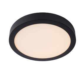 Lucide BRICE-LED - Plafonnière Badkamer - Ø 30 cm - LED Dimb. - 1x30W 3000K - IP44 - Zwart Lucide BRICE-LED - Plafonnière Badkamer - Ø 30 cm - LED Dimb. - 1x30W 3000K - IP44 - Zwart