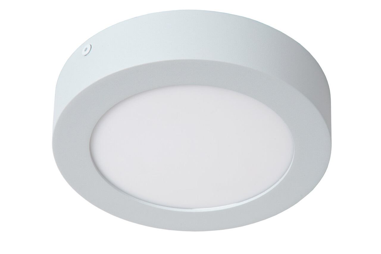 Lucide BRICE-LED - Plafonnière Badkamer - Ø 18 cm - LED Dimb. - 1x12W 3000K - IP44 - Wit Lucide BRICE-LED - Plafonnière Badkamer - Ø 18 cm - LED Dimb. - 1x12W 3000K - IP44 - Wit
