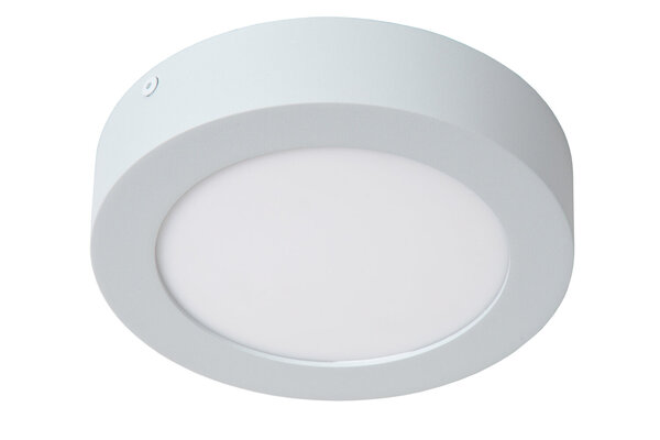 Lucide BRICE-LED - Plafonnière Badkamer - Ø 18 cm - LED Dimb. - 1x12W 3000K - IP44 - Wit Lucide BRICE-LED - Plafonnière Badkamer - Ø 18 cm - LED Dimb. - 1x12W 3000K - IP44 - Wit