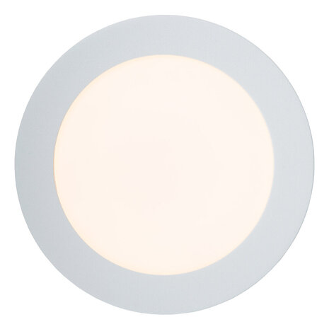 Lucide BRICE-LED - Plafonnière Badkamer - Ø 18 cm - LED Dimb. - 1x12W 3000K - IP44 - Wit Lucide BRICE-LED - Plafonnière Badkamer - Ø 18 cm - LED Dimb. - 1x12W 3000K - IP44 - Wit