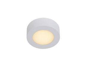 Lucide BRICE-LED - Plafonnière Badkamer - Ø 11,7 cm - LED Dimb. - 1x8W 3000K - IP44 - Wit Lucide BRICE-LED - Plafonnière Badkamer - Ø 11,7 cm - LED Dimb. - 1x8W 3000K - IP44 - Wit