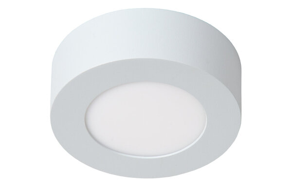Lucide BRICE-LED - Plafonnière Badkamer - Ø 11,7 cm - LED Dimb. - 1x8W 3000K - IP44 - Wit Lucide BRICE-LED - Plafonnière Badkamer - Ø 11,7 cm - LED Dimb. - 1x8W 3000K - IP44 - Wit