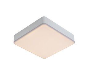 Lucide CERES-LED - Plafonnière Badkamer - LED Dimb. - 1x30W 3000K - IP44 - Wit
