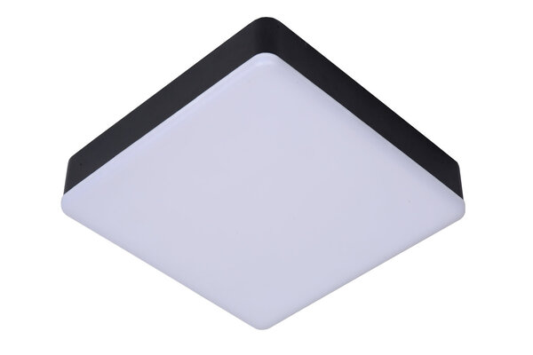 Lucide CERES-LED - Plafonnière Badkamer - LED Dimb. - 1x30W 3000K - IP44 - Zwart Lucide CERES-LED - Plafonnière Badkamer - LED Dimb. - 1x30W 3000K - IP44 - Zwart