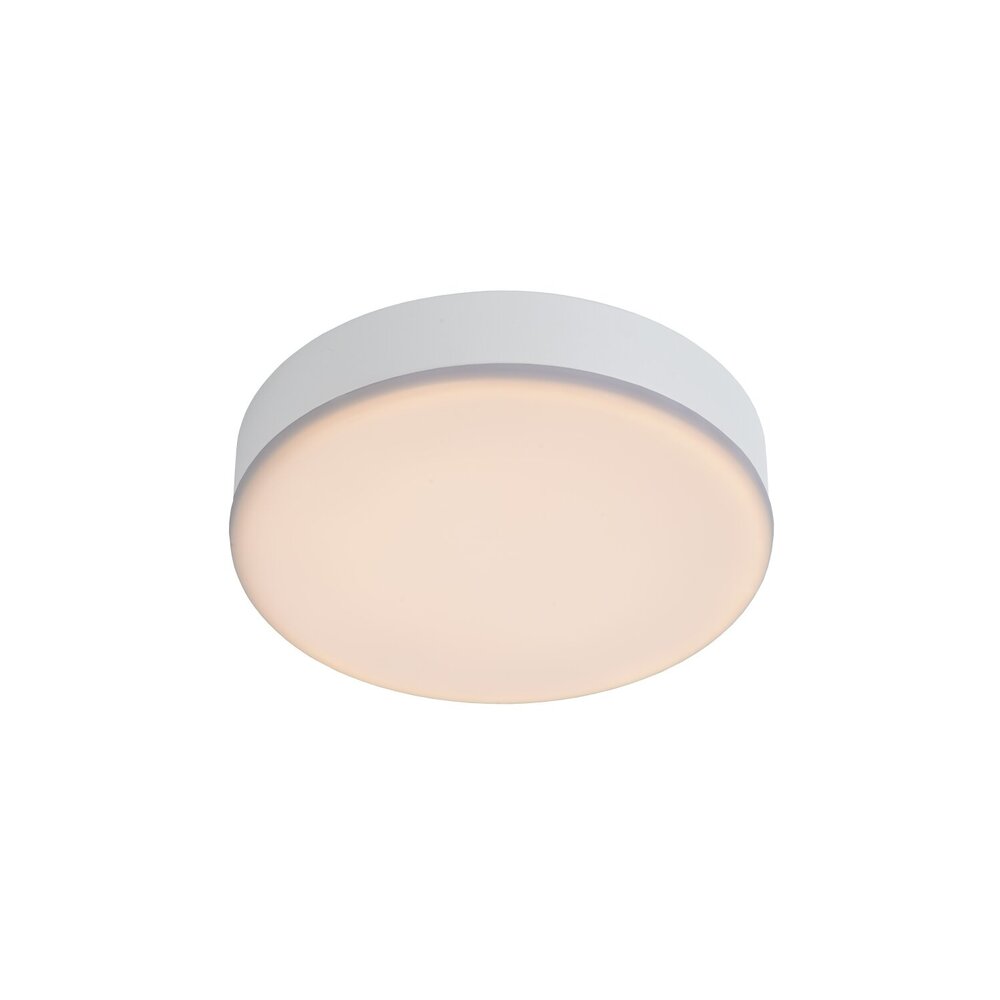 Lucide CERES-LED - Plafonnière Badkamer - Ø 21,5 cm - LED Dimb. - 1x30W 3000K - IP44 - Wit